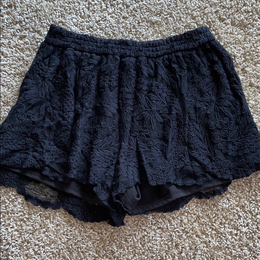 Lace shorts!